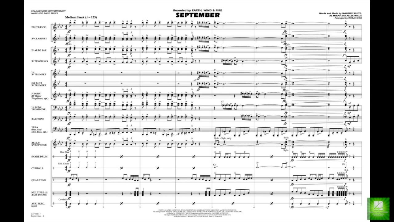 September arranged by Ishbah Cox