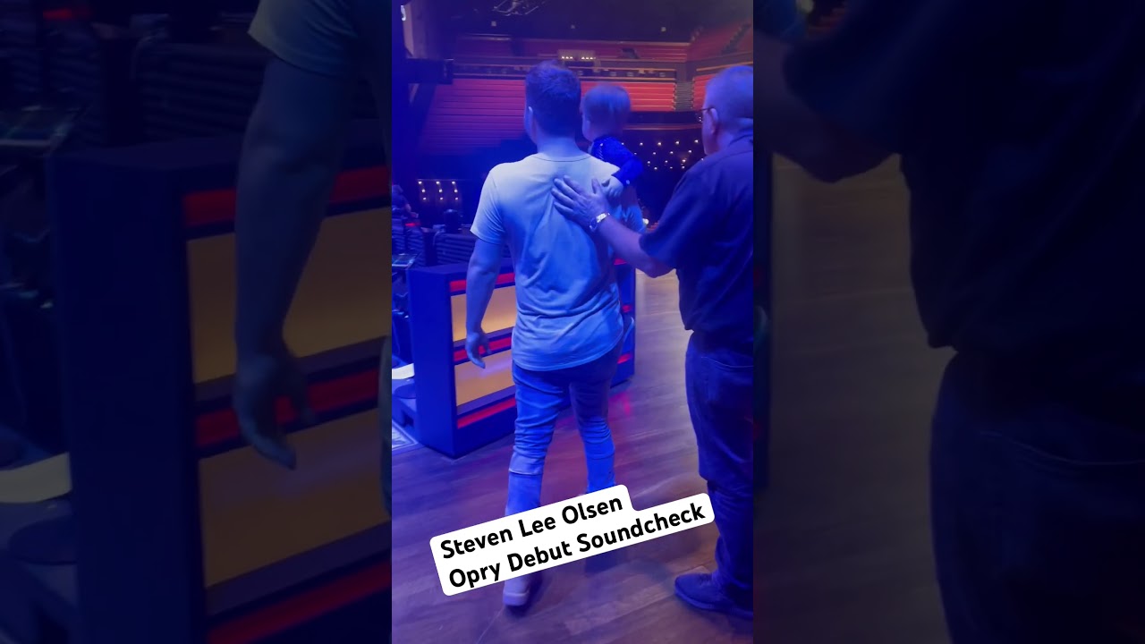 It’s bring your son to Debut night at the Opry for @StevenLeeOlsen