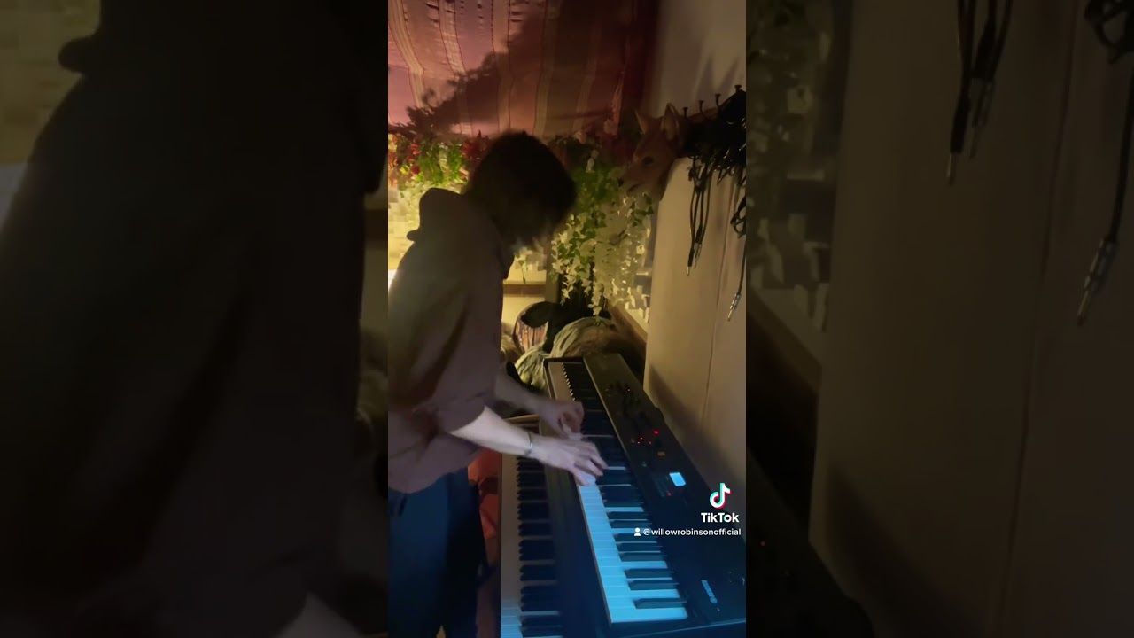 Adding keyboards to my debut album 🙏🏻🕊🔥 playing every instrument takes time 🥴
